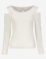 Longsleeve - Viscosemix - wit