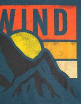 Tričko - Predná potlač - tyrkysovy