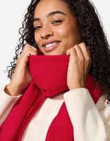 Šál - Jednofarebný - cervena