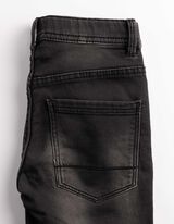 Jeans - Used-Look - schwarz