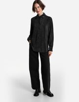 Srajčna bluza - Lurex - crna