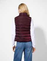 Steppweste - Steppnähte - dunkellila