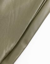 Sukně - Imitace kůže - tmave zelena