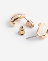 Ohrringe - einfarbig - goldfarben