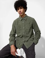 Marškiniai - Velvetas - tamsiai zalias