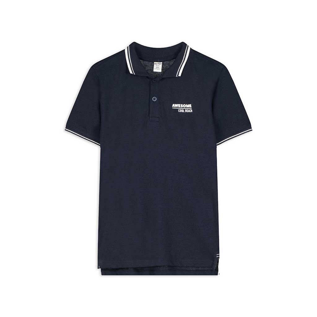 Poloshirt Kontraststreifen