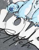 T-shirt - Lilo i Stitch - ciemny szary