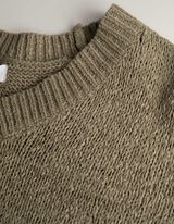 Džemper - Varijanta veće veličine - tamno-zelena