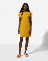 Kleid - gerade geschnitten - Orange