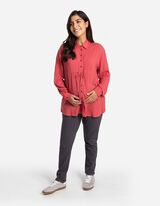 Hemdbluse - Umstandsmode - rot