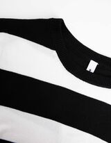 Majica dugih rukava - Ukrasna dugmad - crno