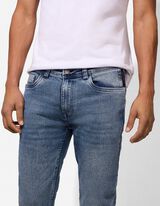 Jeans - Modern Straight Fit - blau