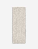 Foulard - maglia a cavo - beige
