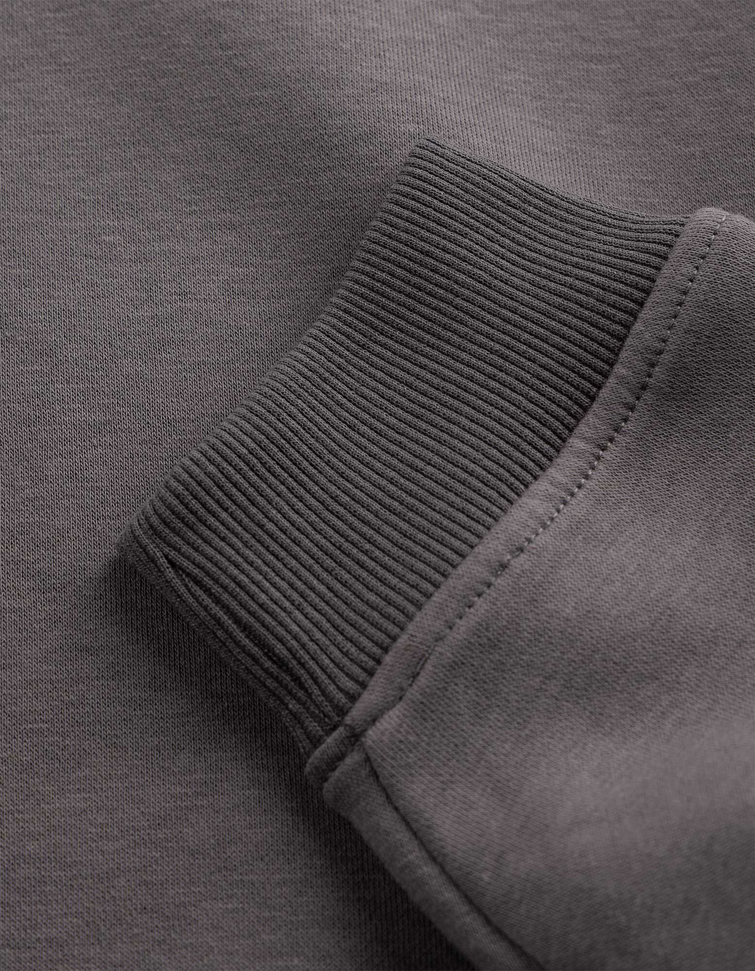 Sweat &agrave; capuche - Coupe oversize - gris fonc&eacute;