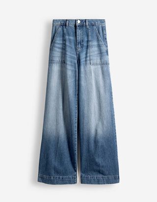 Jeans - Wide fit - blauw