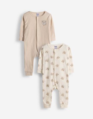 Pyžamo - balen&iacute; po 2 kusech - b&iacute;l&aacute;