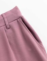 Broek - Regular fit - Bessenrood