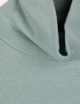 Tričko s dlouhým rukávem - Rolákový límec - tyrkysova