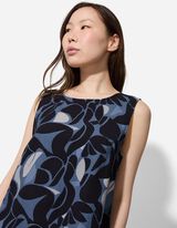 Bluza - &Scaron;areni print - plava