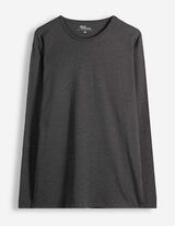 T-shirt &agrave; manches longues - Chin&eacute; - gris fonc&eacute;