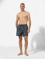 Badehose - Print - dunkelgr&uuml;n