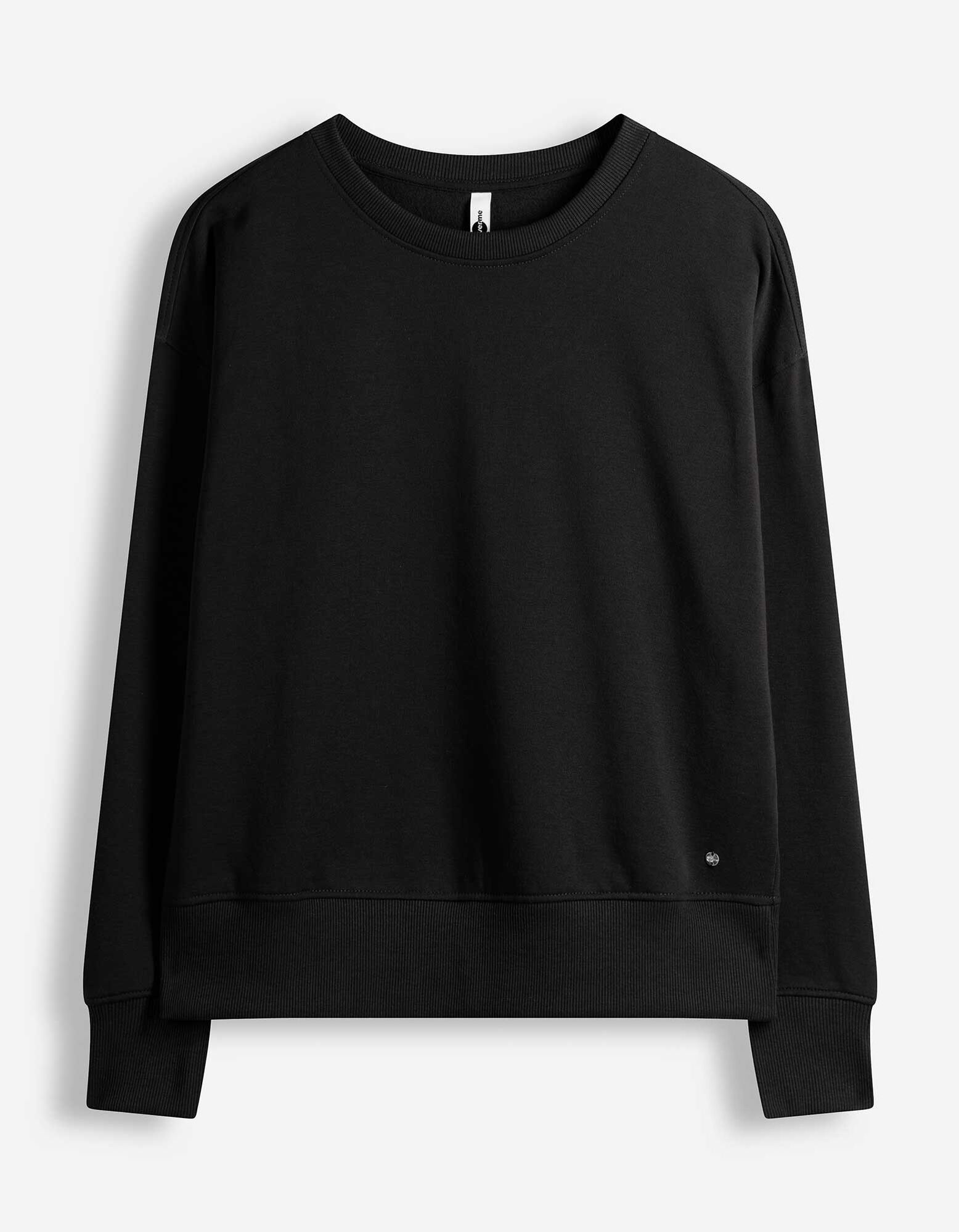 Sweatshirt - Oversized Fit - Schwarz