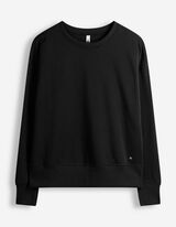 Sweatshirt - Oversized Fit - Schwarz