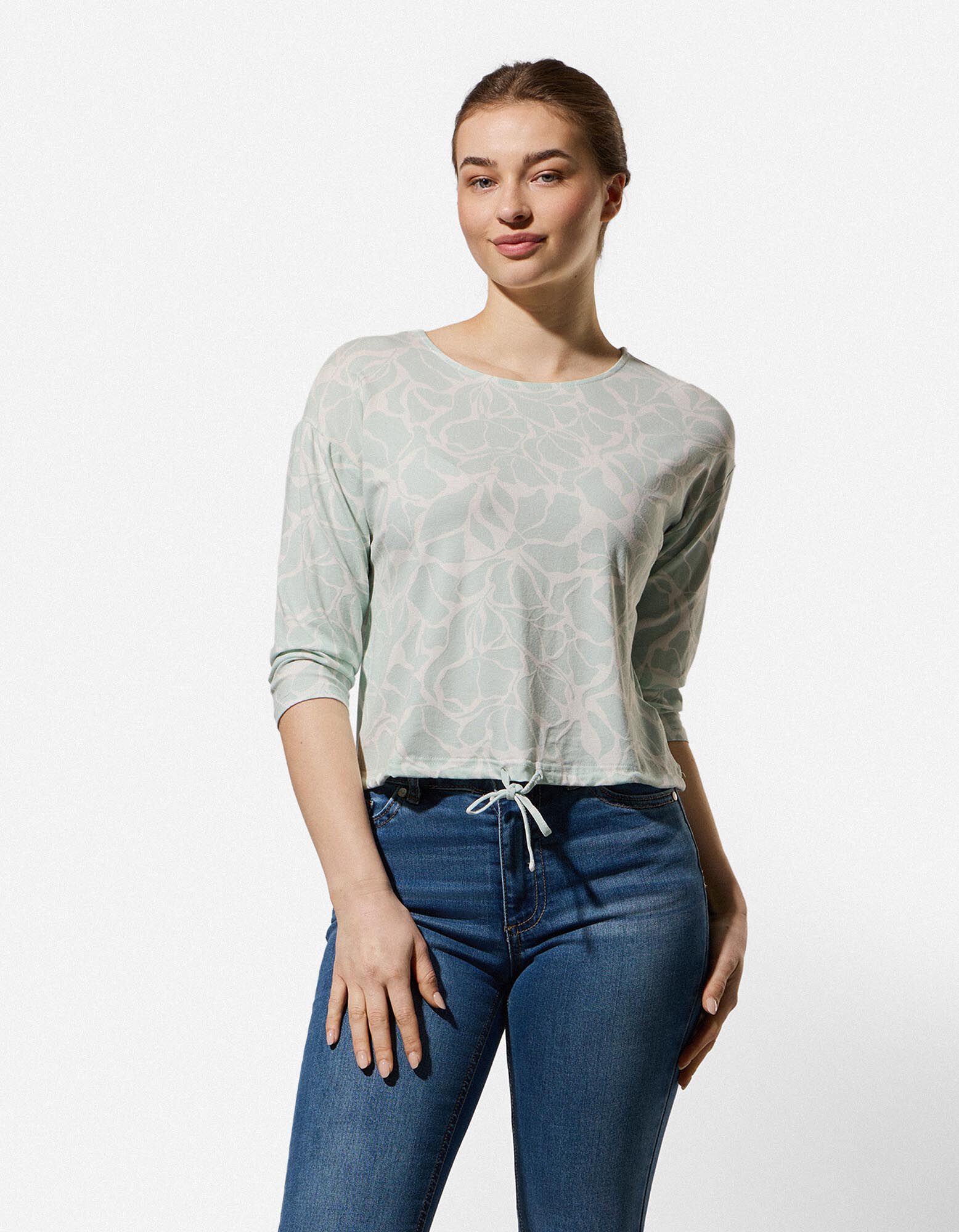 Maglia - Con nodi - Beige