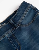 Jegginsy - Średni niebieski dżins - niebieski