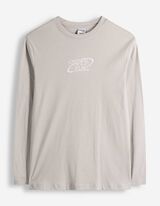 Longsleeve - Afdrukken achteraan - lichtgrijs