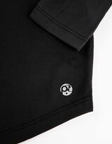 Langarmshirt - Atmungsaktiv - schwarz