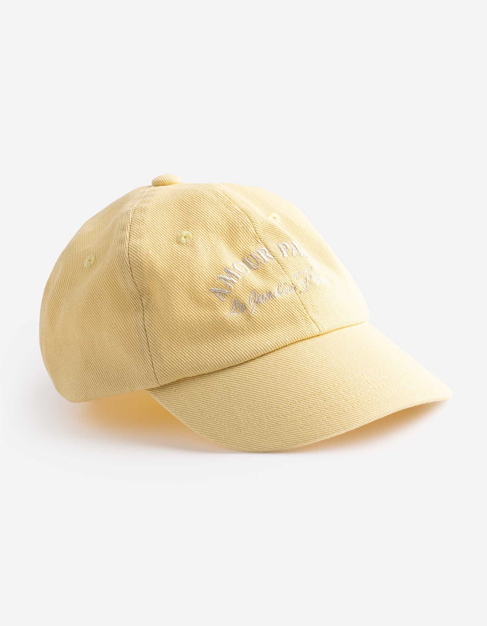 Basecap - Schriftzug - Hellgelb