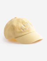 Basecap - Schriftzug - Hellgelb