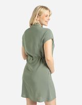 Abito premaman - LENZING&trade; ECOVERO&trade; - verde scuro