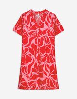Kleid - Seitenschlitz - pink