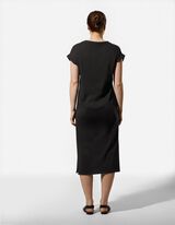 Kleid - einfarbig - schwarz