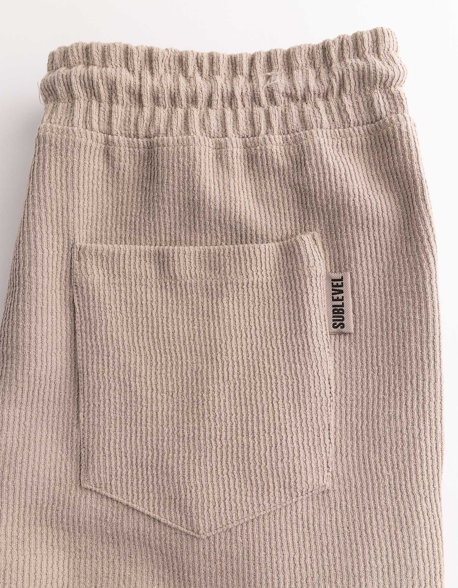 Shorts - einfarbig - beige