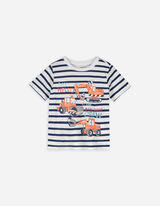 Tricou - Imprimeu - Albastru inchis