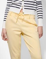 Hose - Regular Fit - hellgelb