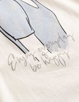 T-Shirt - Print - wei&szlig;