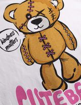 Tričko s dlouhým rukávem - Zadní potisk - bílá