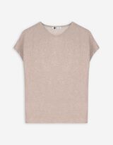 Sweatshirt - Viskose-Mix - beige