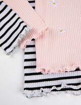 Longsleeve - Geribde structuur