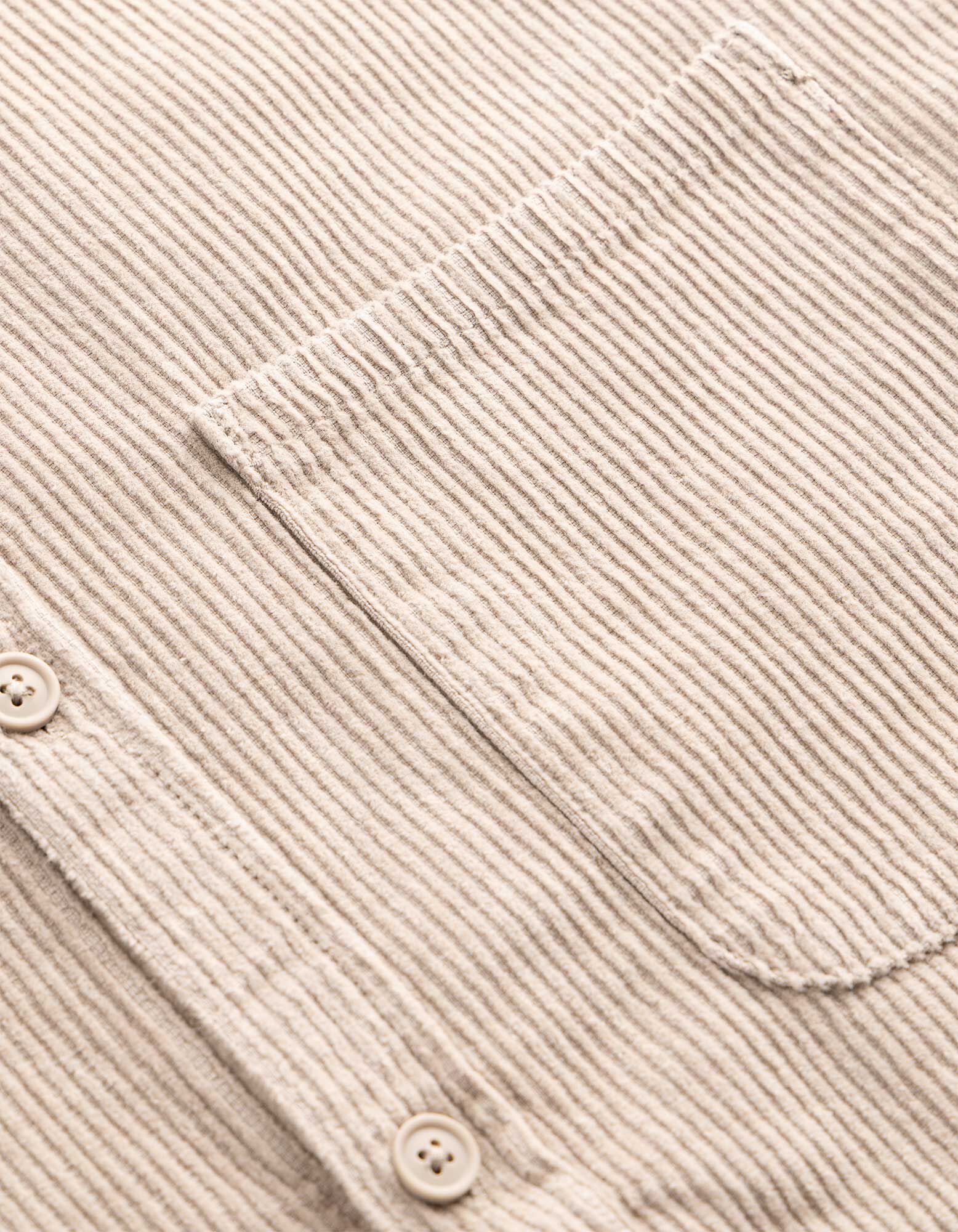 Hemd - Cord - Beige