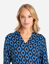 Midi haljina - LENZING&trade; ECOVERO&trade; - tamno-plava