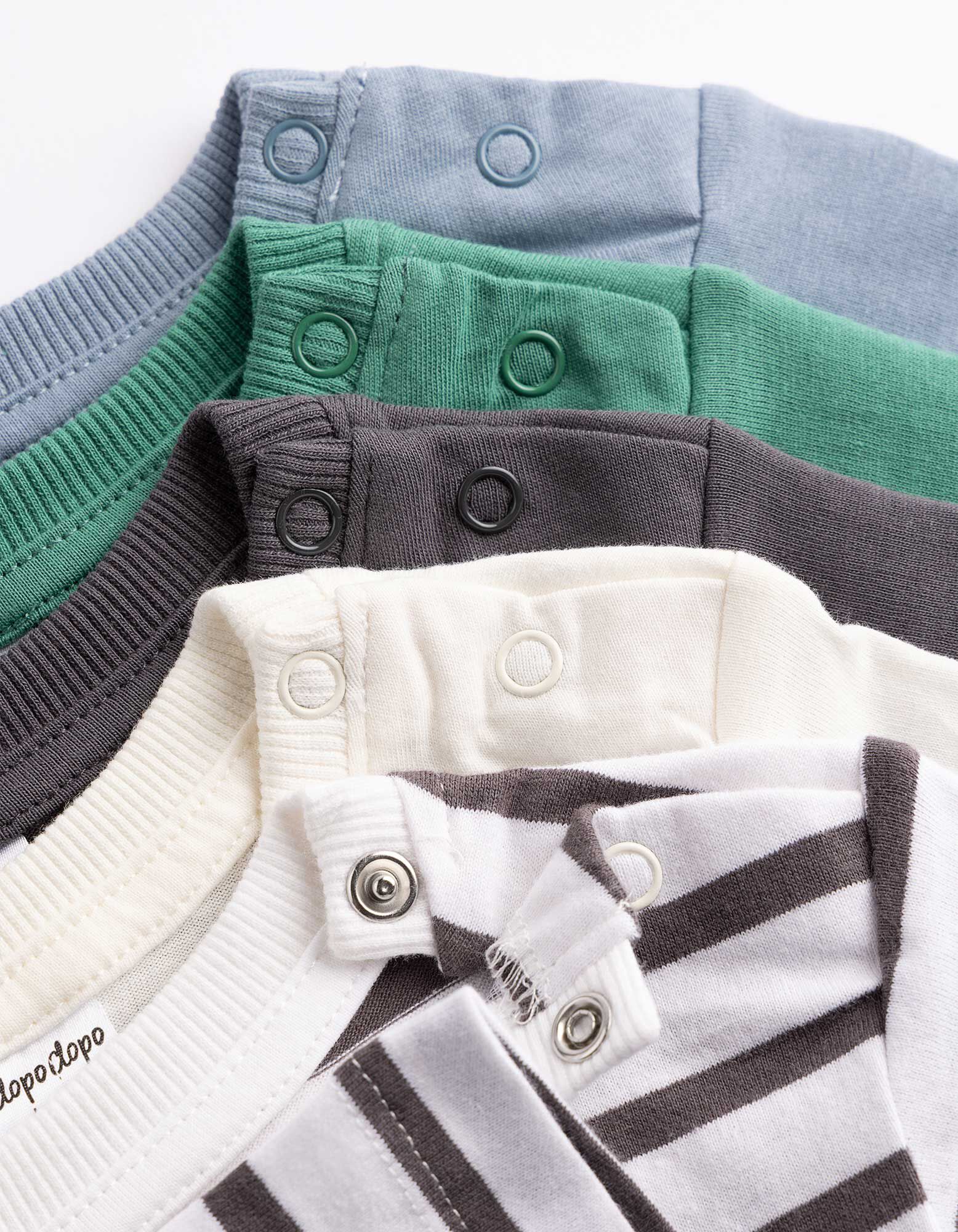 Langarmshirt - 5er-Pack