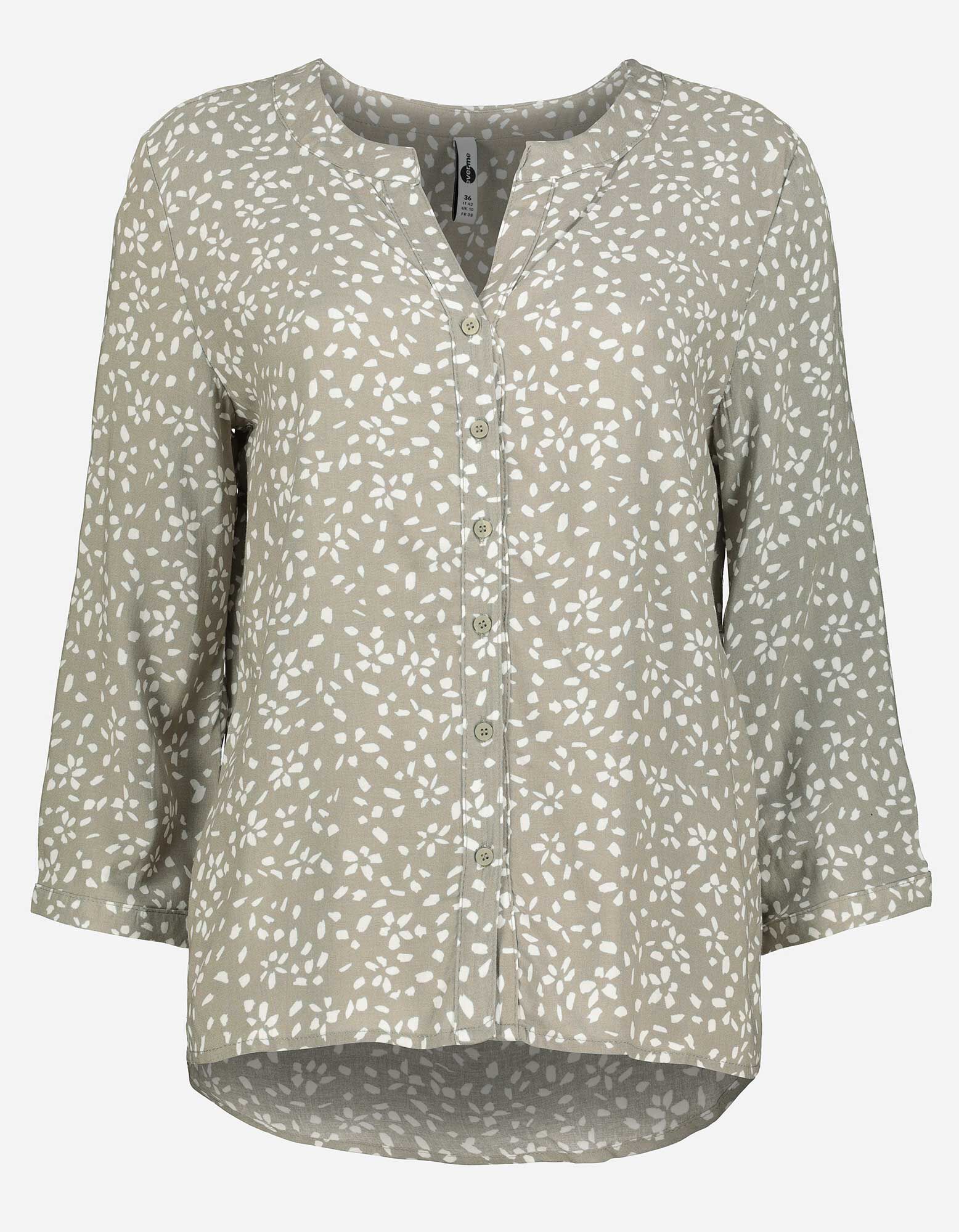 Blouse - Viscose - Vert fonc&eacute;