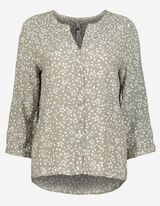 Blouse - Viscose - Vert fonc&eacute;