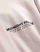 T-Shirt - R&uuml;ckenprint - beige