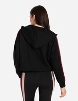 Sportinis švarkelis - Spalvų blokavimas - juodas